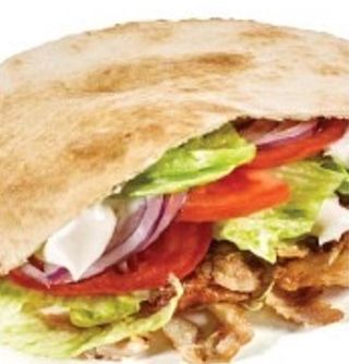 Kebab En Pan Pita Solo Carne (Grande)