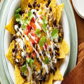 Nachos con carne de ternera