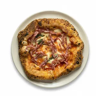 Pizza Margherita Con Salame 33 Cm.