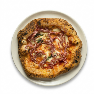 Pizza Margherita Con Salame 33 Cm.