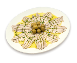 Tapa De Boquerones En Vinagre