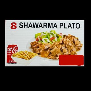 Menú Plato De Shawarma
