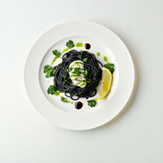 Fideuá Negra De Toda La Vida