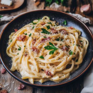 Espaguettis A La Carbonara Original
