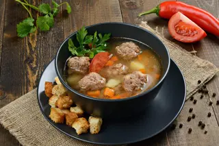 Meatball soup
