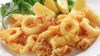 Calamari fritti con contorno