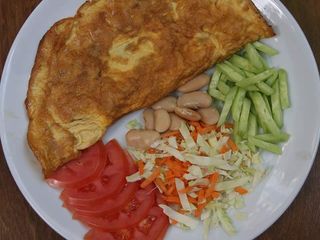 Омлет с шунка (350г)