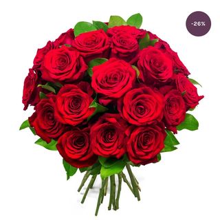 Mazzo di 12 rose rosse