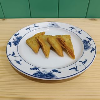 Mini chamuças vegetarianas