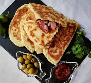 Chapati Jambon
