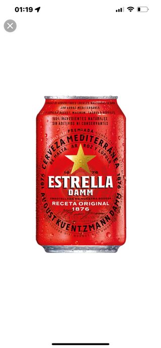 Cerveza Estrella (330 Ml.)