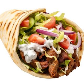 Гирос в хляб с пилешко (450г)