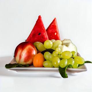 Fruit de saison découpé