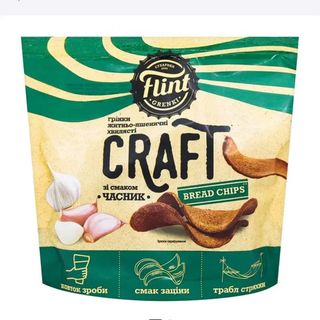 Грінки Flint Craft Часник  90г