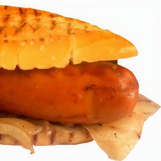 Entrepà de salsitxa alemanya