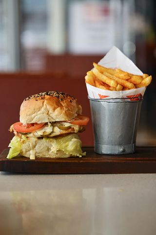 Grilled Chicken Square Burger