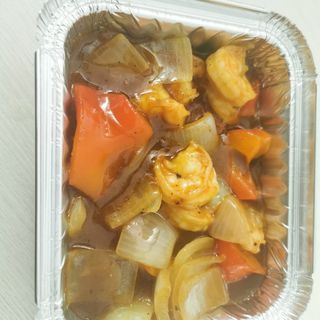 203. Gamberi al red curry spicy