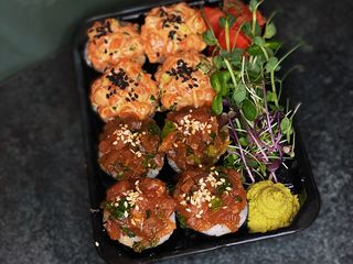 Тартар з лосося та тунця (350g)