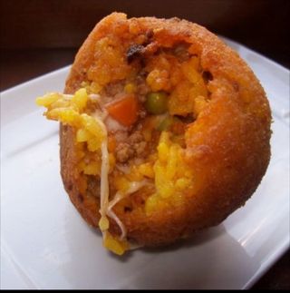Arancini con carne