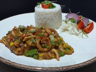 Oyster lignje *posno