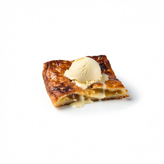 Torrija amb gelat de vainilla
