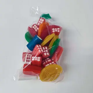 Bolsita gomas surtidas brillo - bolsita 200 Gr.
