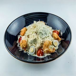 Салат Цезарь с креветками