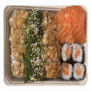 Caixa com Sushi Misto e Sashimi(A09)