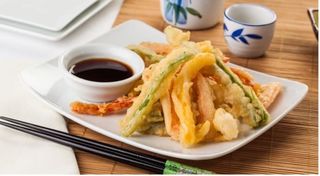Tempura vegetariana - una porzione