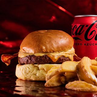 MENÚ CHEESE BURGER PARA UNO
