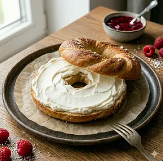 Bajgiel creme cheese