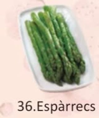 36. Espàrrecs