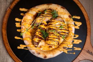 Svinjski file na pica testu