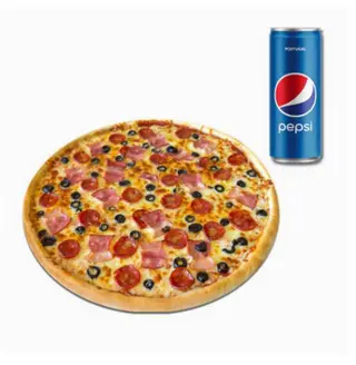 Portuguesa Pequena 23cm + Oferta Bebida 33cl