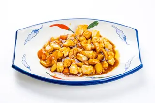 128 Pollo con mandorle