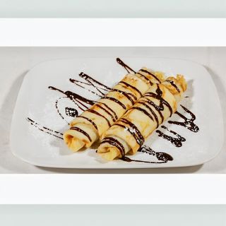 Clătite ciocolată și banane