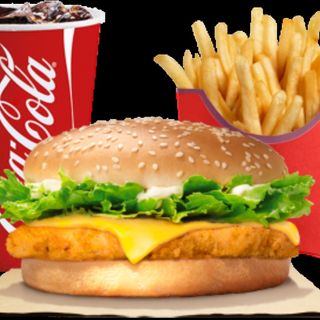 Menú Hamburguesa De Pollo 