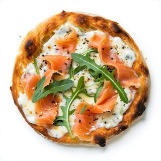 Pizza salmone