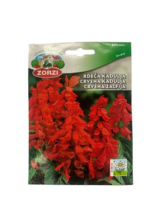 Sjeme cvijeća Crvena žalfija