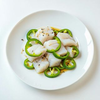 Peşte cu ardei verde