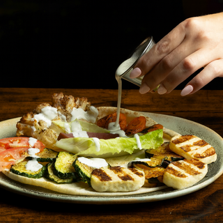 Sándwich de Makali  + Halloumi