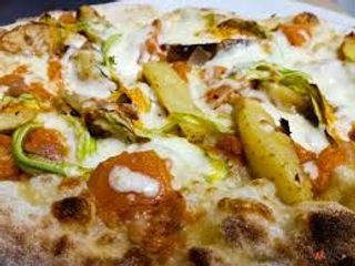 Fiori di zucca e patate