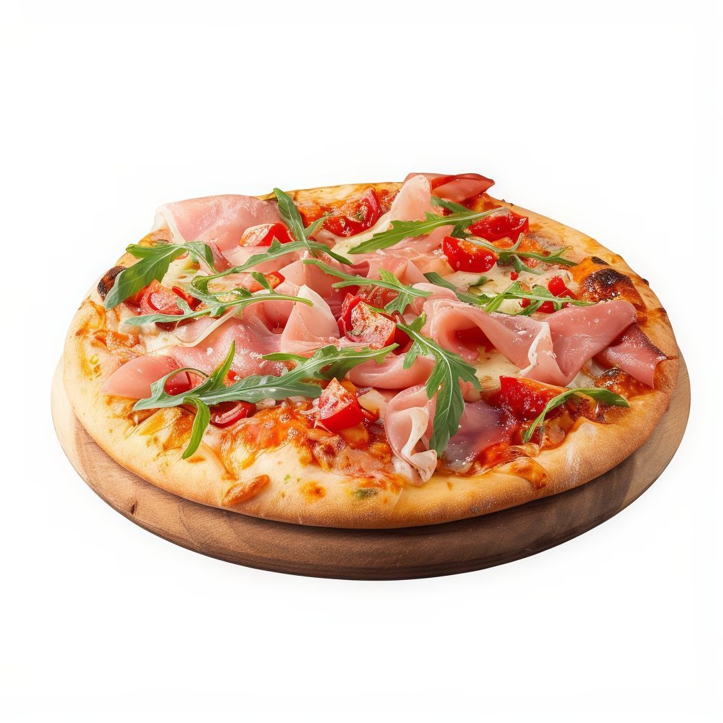 Pizza De Jamón Y Queso (Familiar)