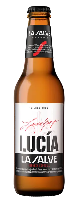 CERVEZA LA SALVE LUCIA  botella 33CL