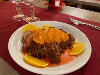 Pato Frito A La Naranja