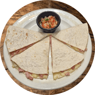 Big quesadilla de jamón