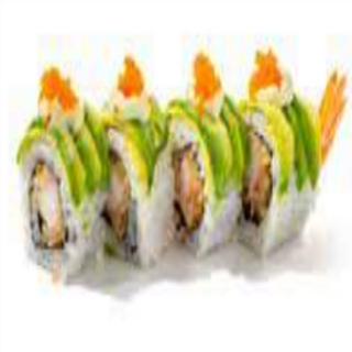 Uramaki Gambas Con Tobiko (8 Pzs.)
