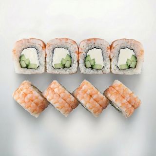 Philadelphia z krewetką