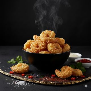 Gamberi fritti piccanti