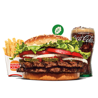 Menu Double Whopper Vegetal Grande